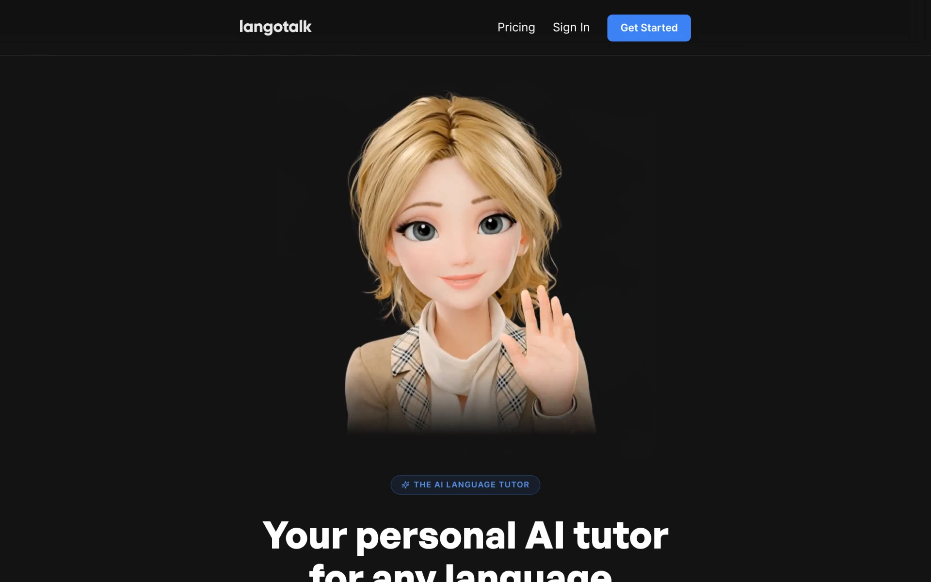Langotalk screenshot