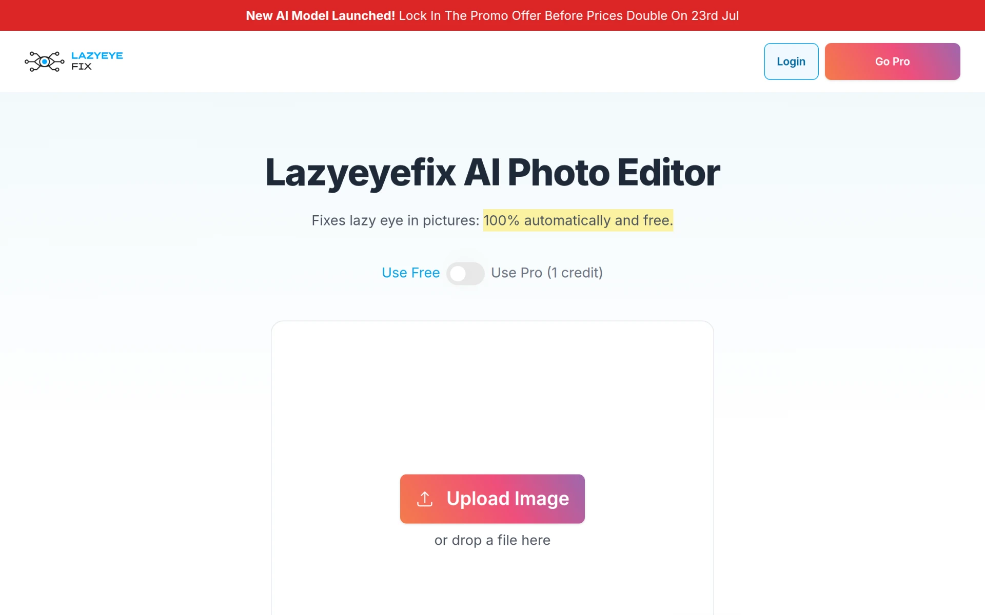Lazyeyefix AI Photo Editor feature image
