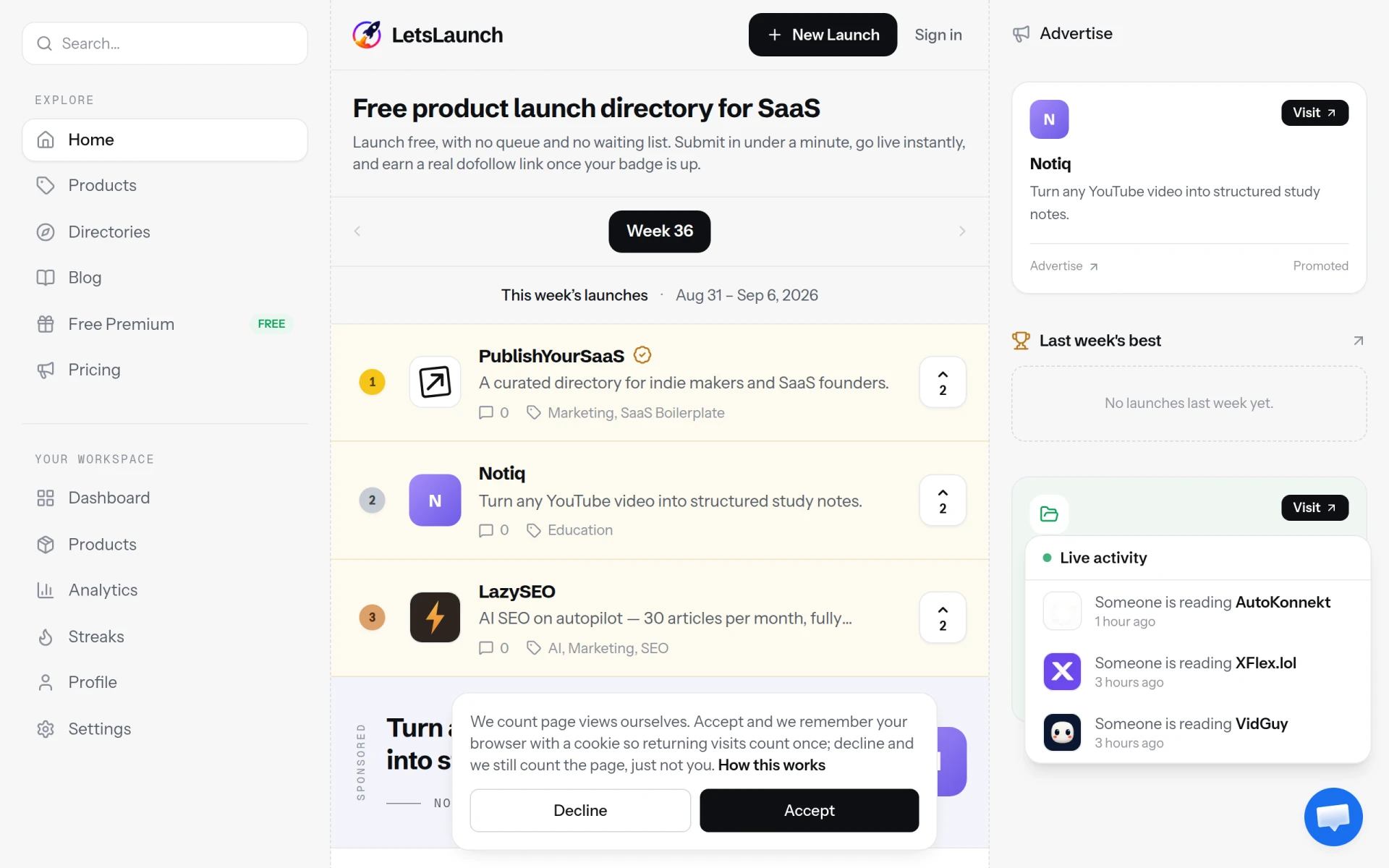 LetsLaunch feature image