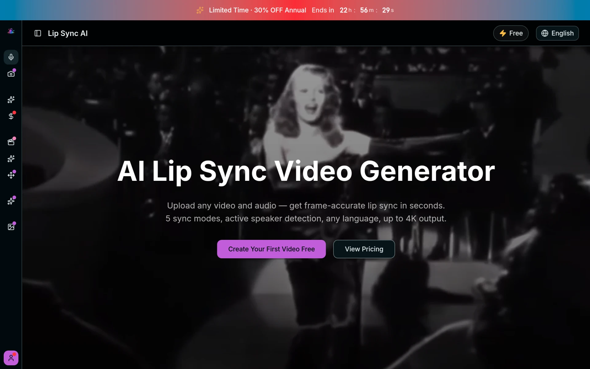 Lip Sync AI screenshot
