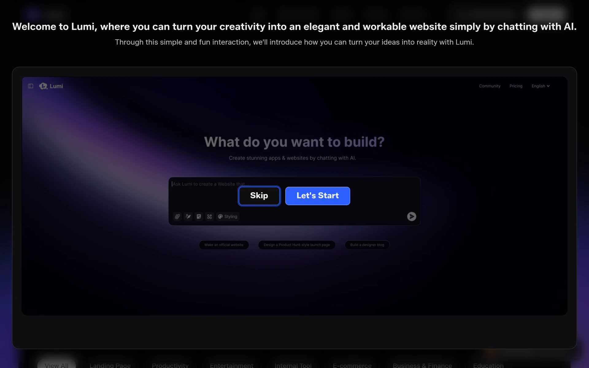 Lumi screenshot