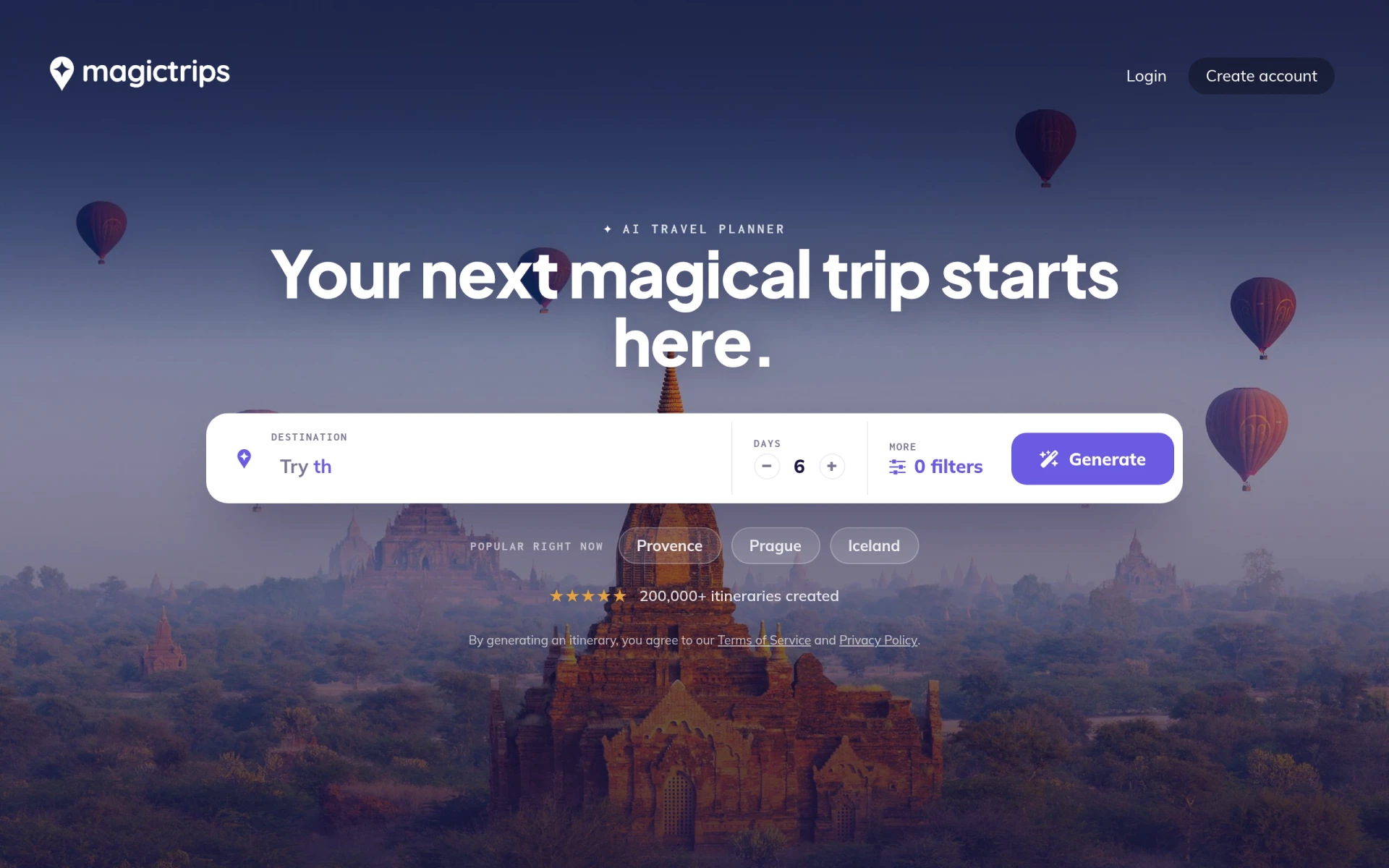 MagicTrips screenshot