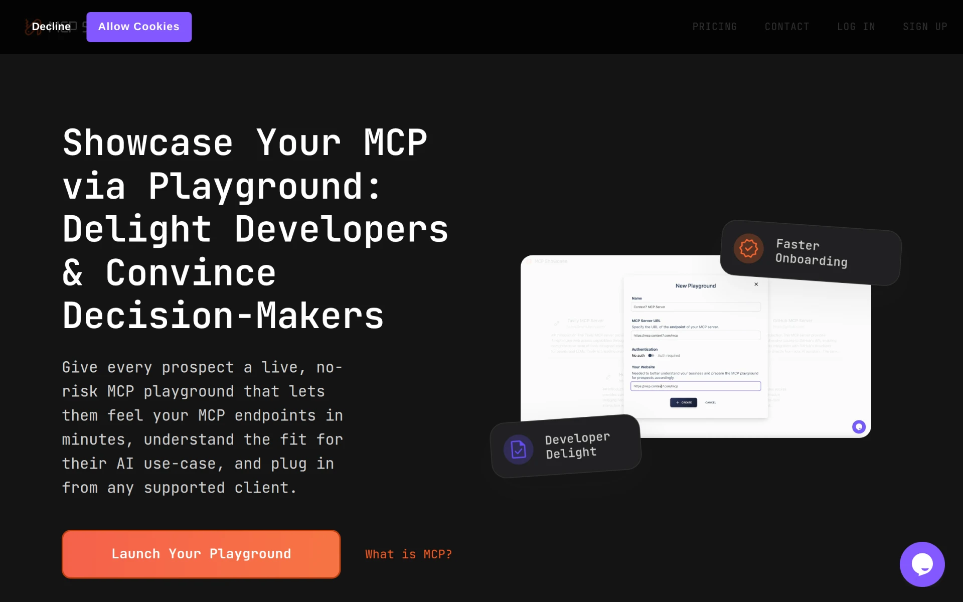 MCP Showcase screenshot