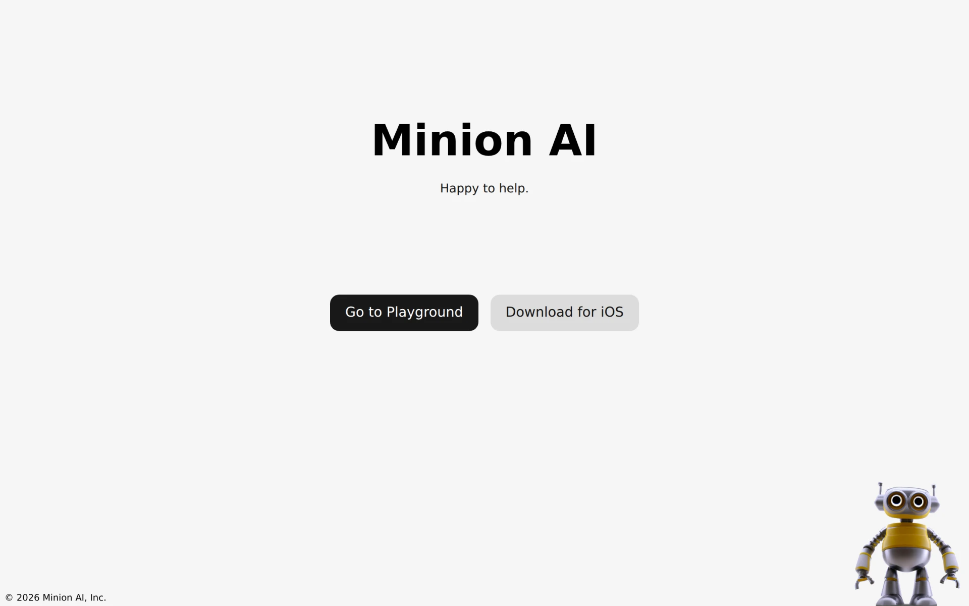Minion AI screenshot