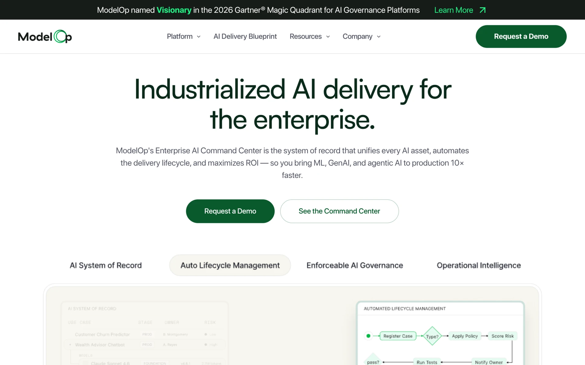 ModelOp screenshot