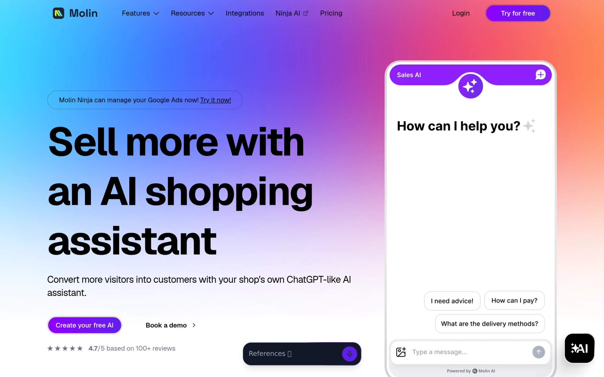 Molin AI feature image
