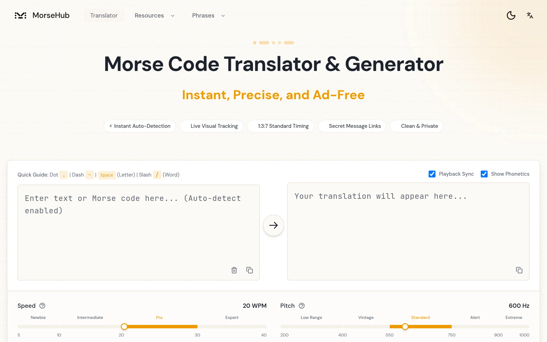 MorseHub screenshot