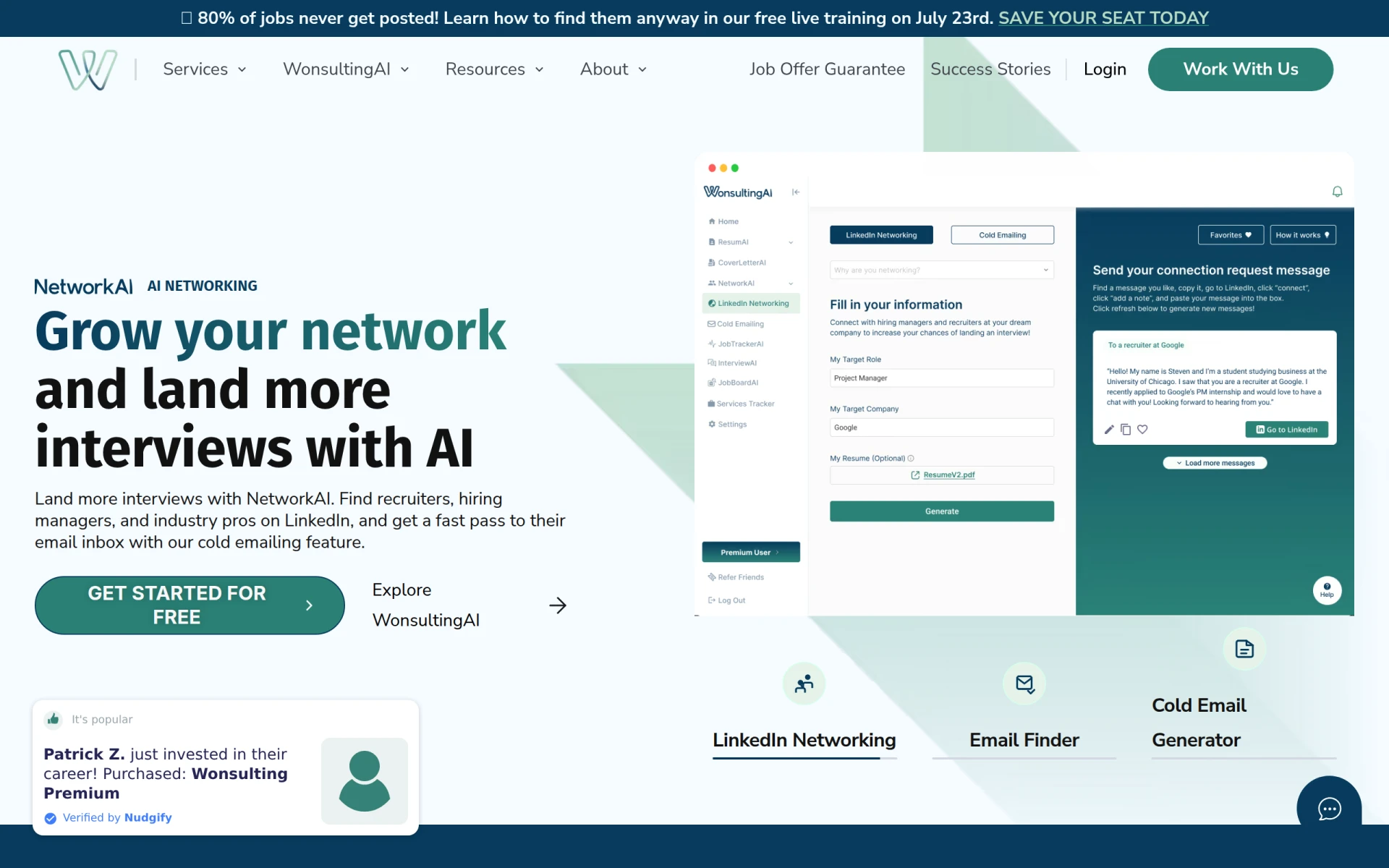 NetworkAI screenshot