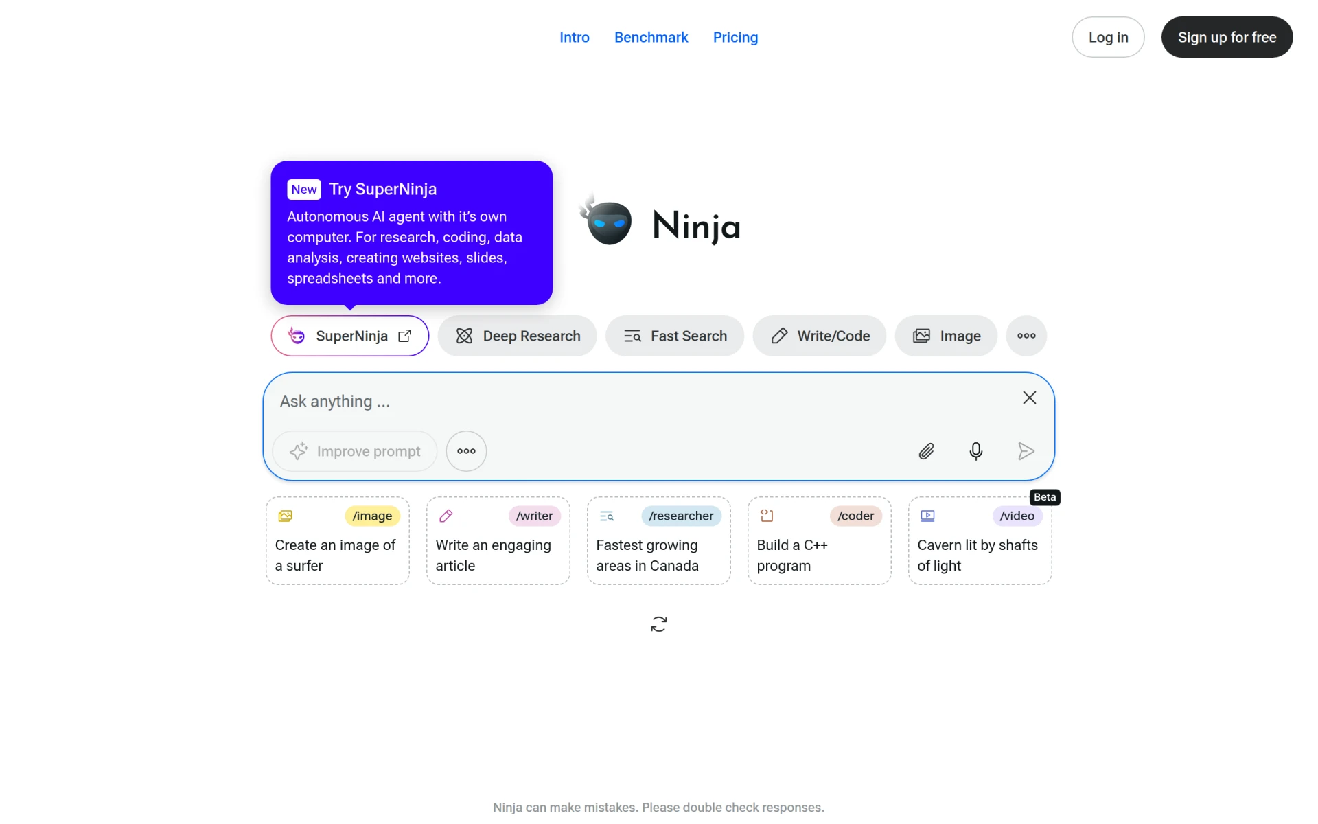 Ninja AI screenshot