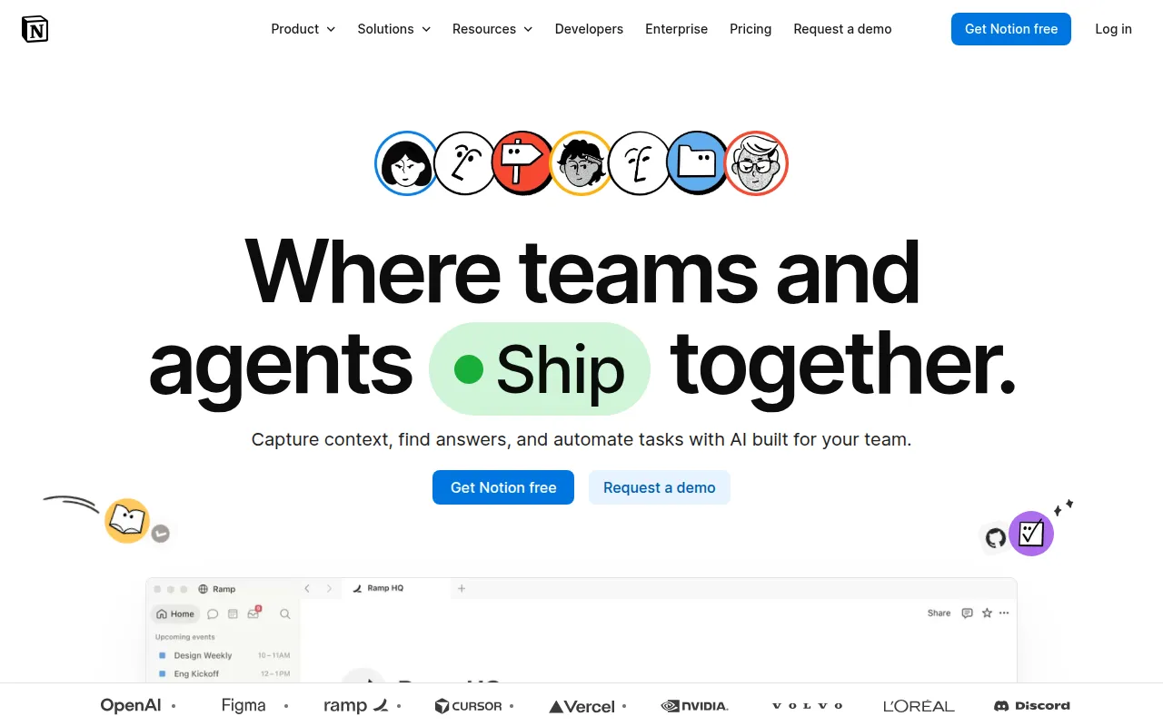 Notion screenshot