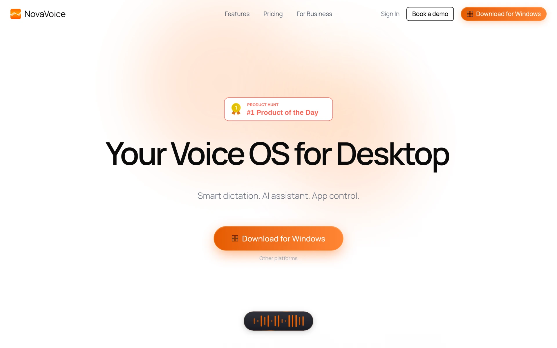 NovaVoice screenshot