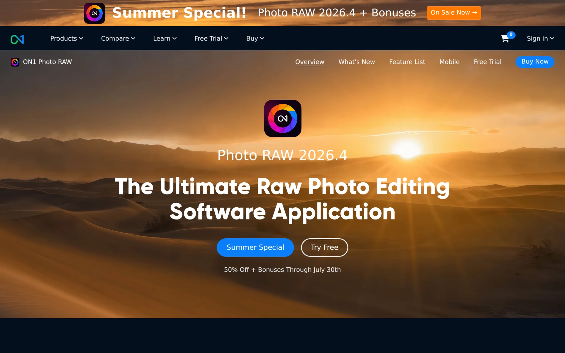 ON1 Photo RAW screenshot