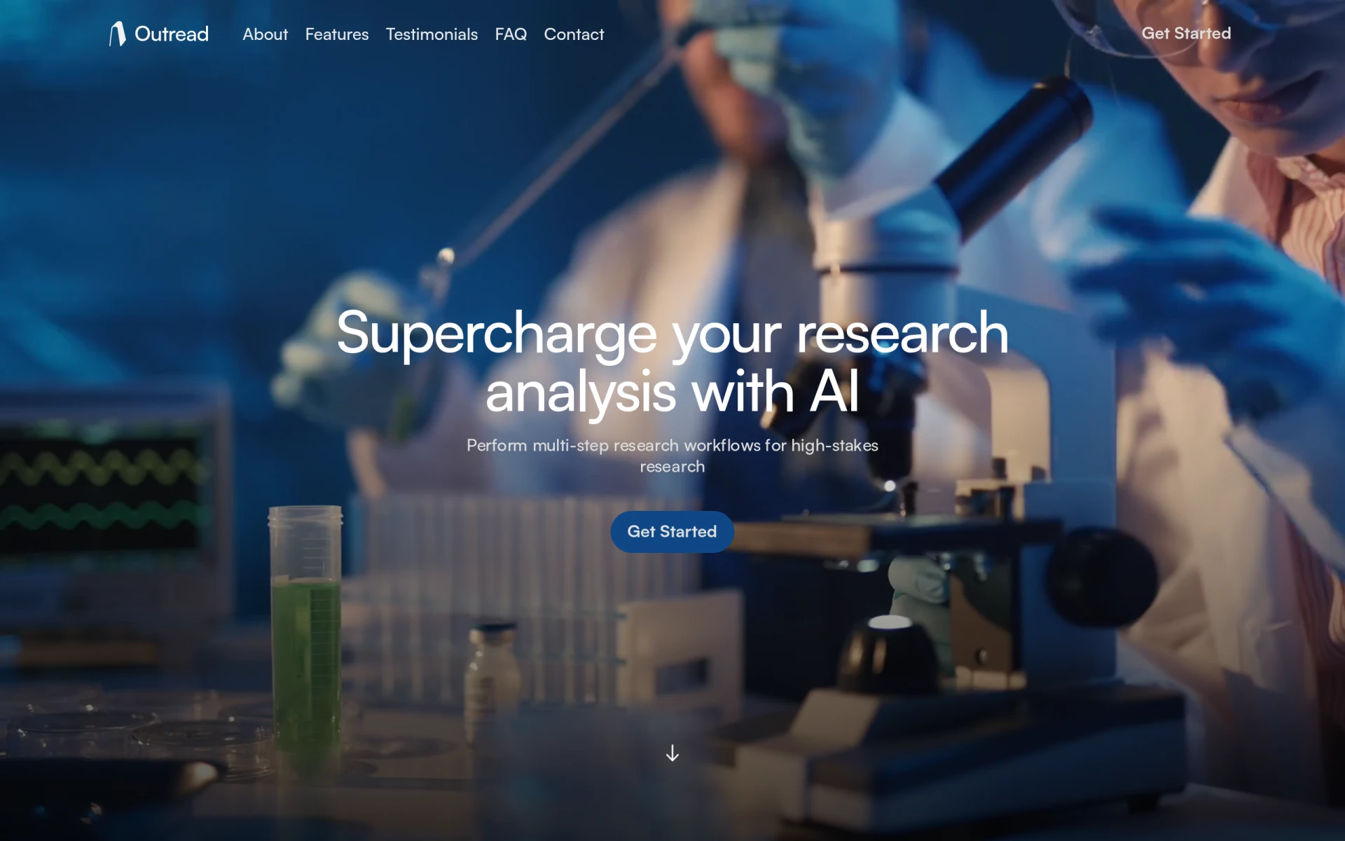 Outread screenshot