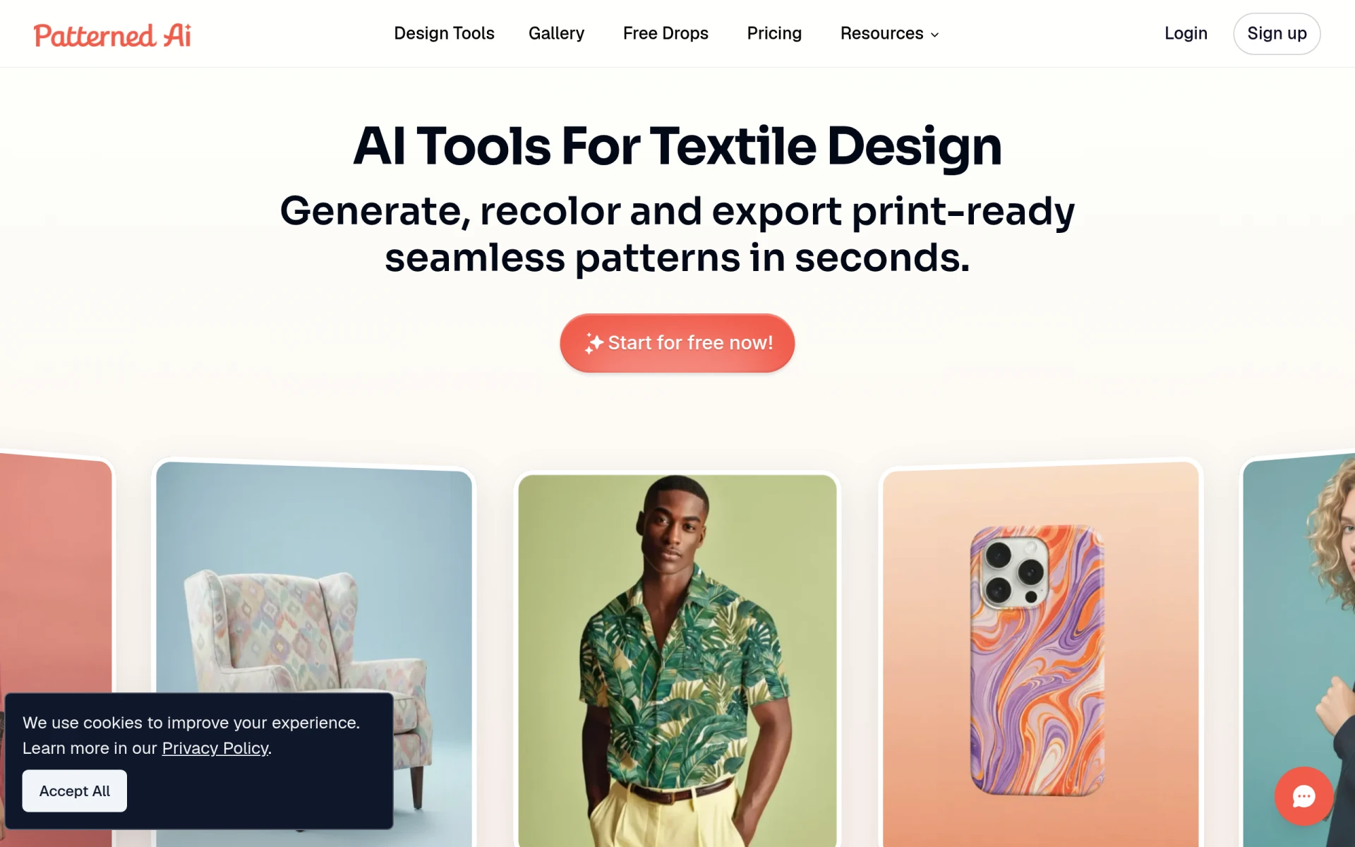 Patterned AI feature image