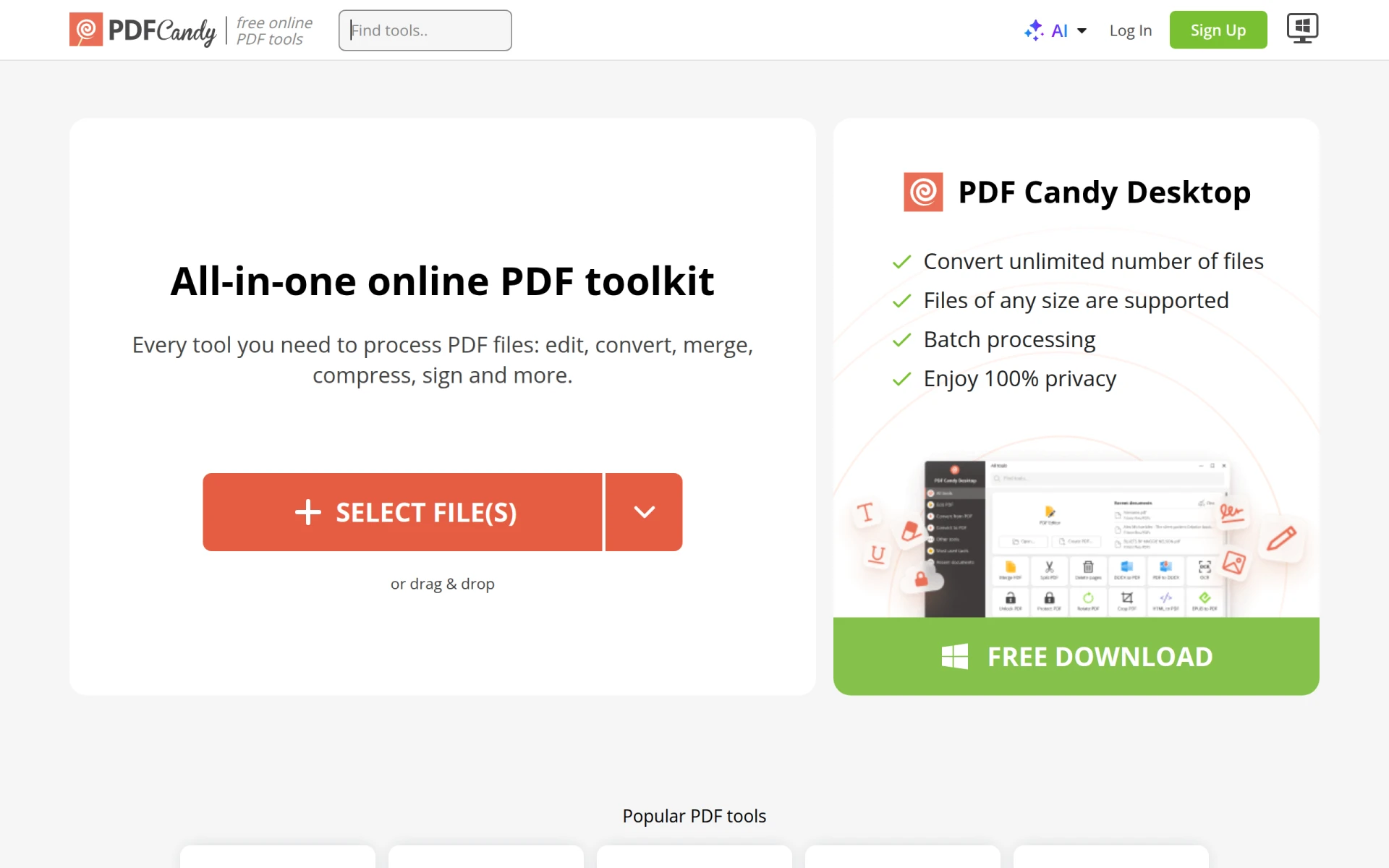 PDF Candy screenshot