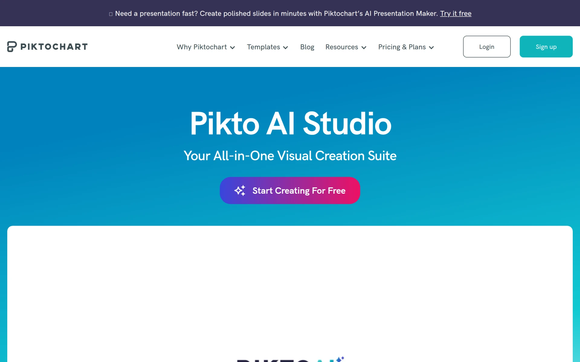 Pikto AI Studio screenshot