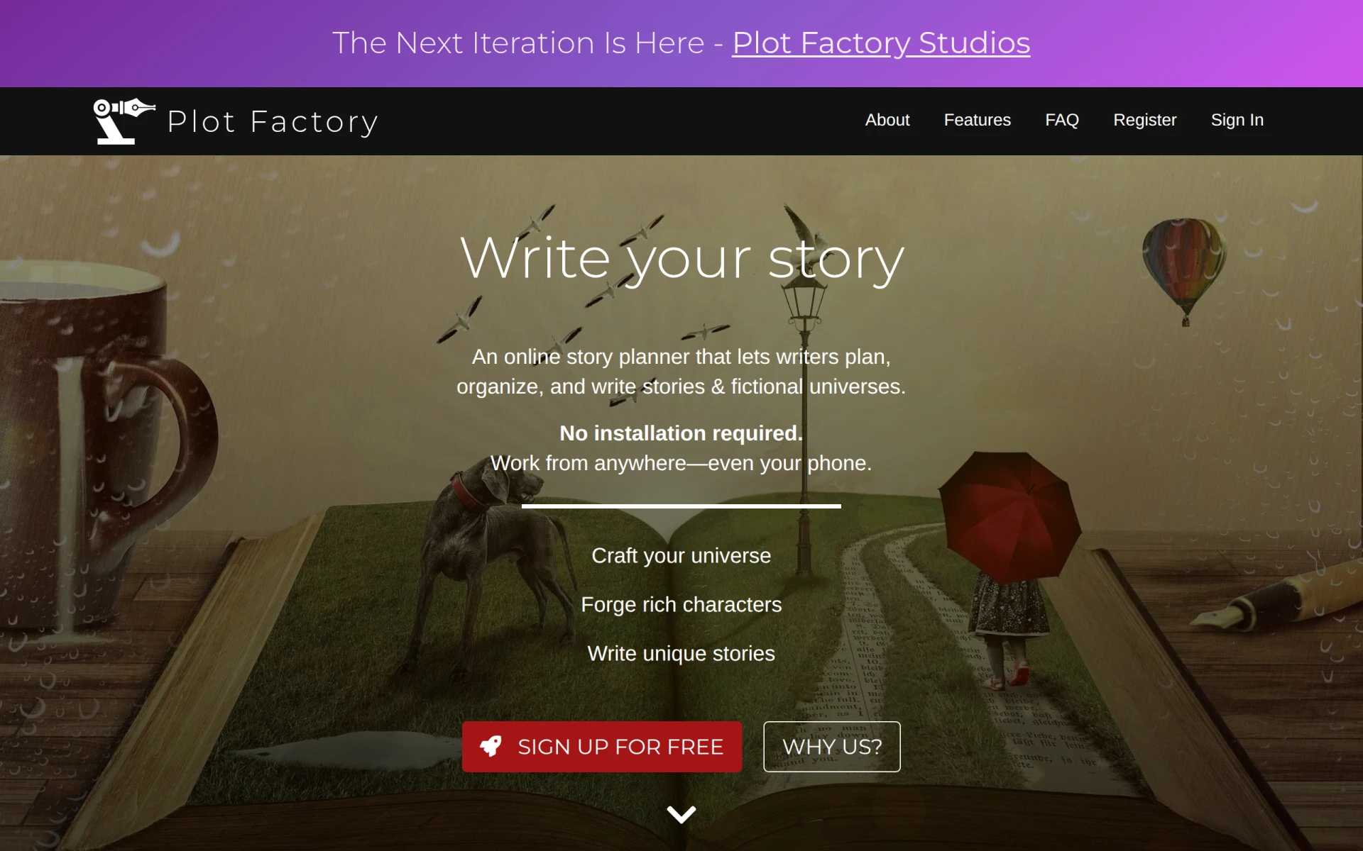 Plot Factory feature image
