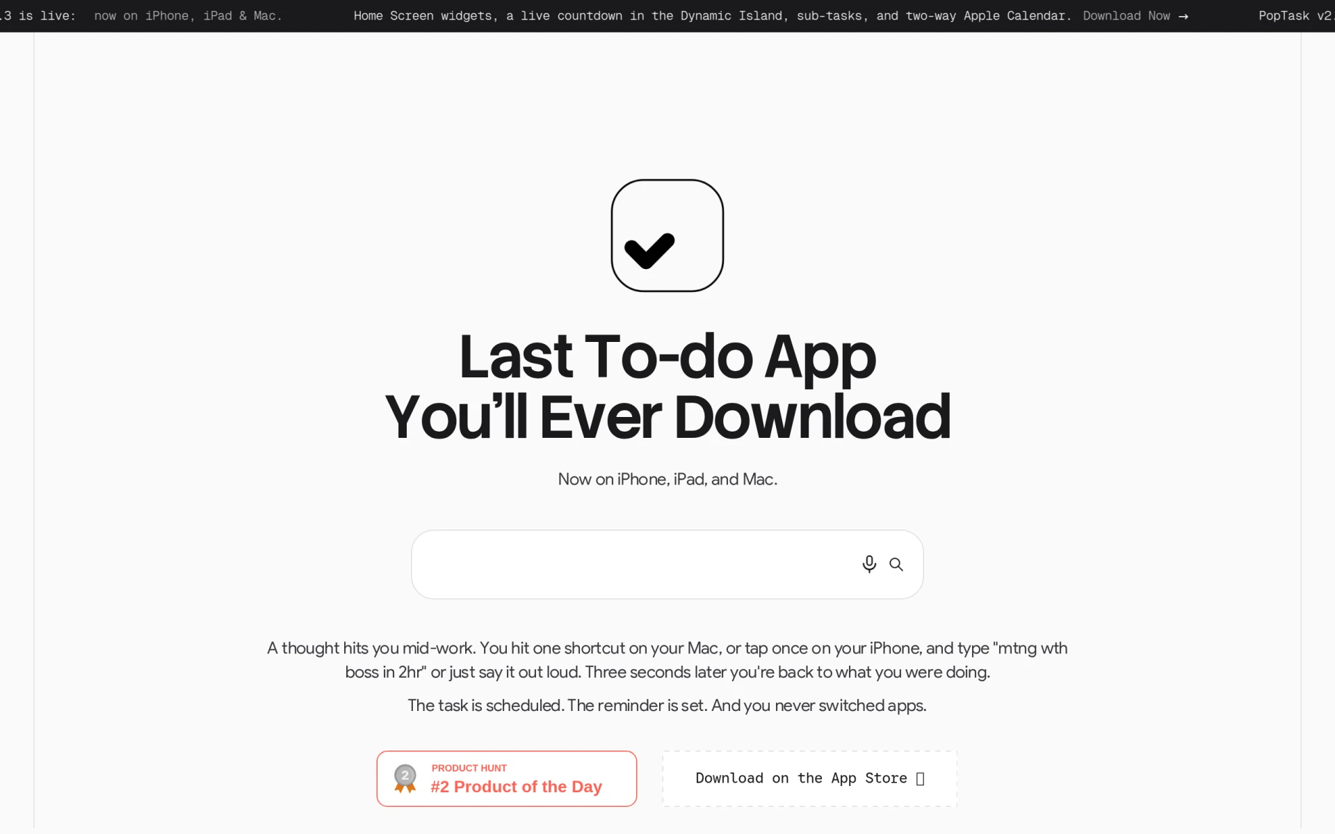PopTask feature image