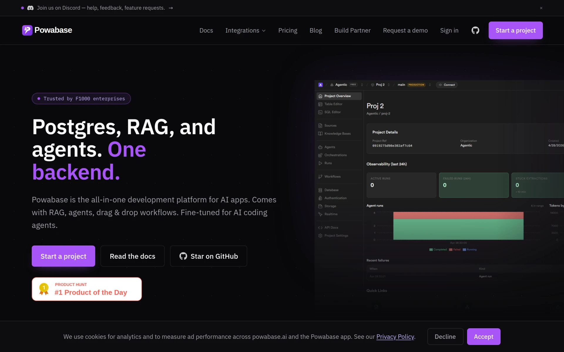 Powabase screenshot