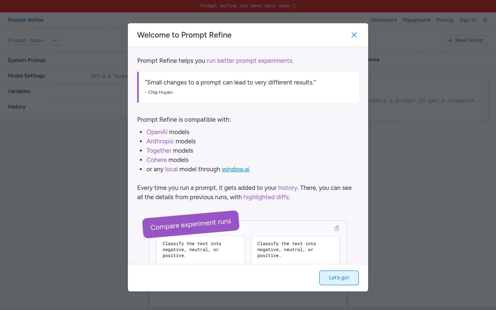Prompt Refine screenshot