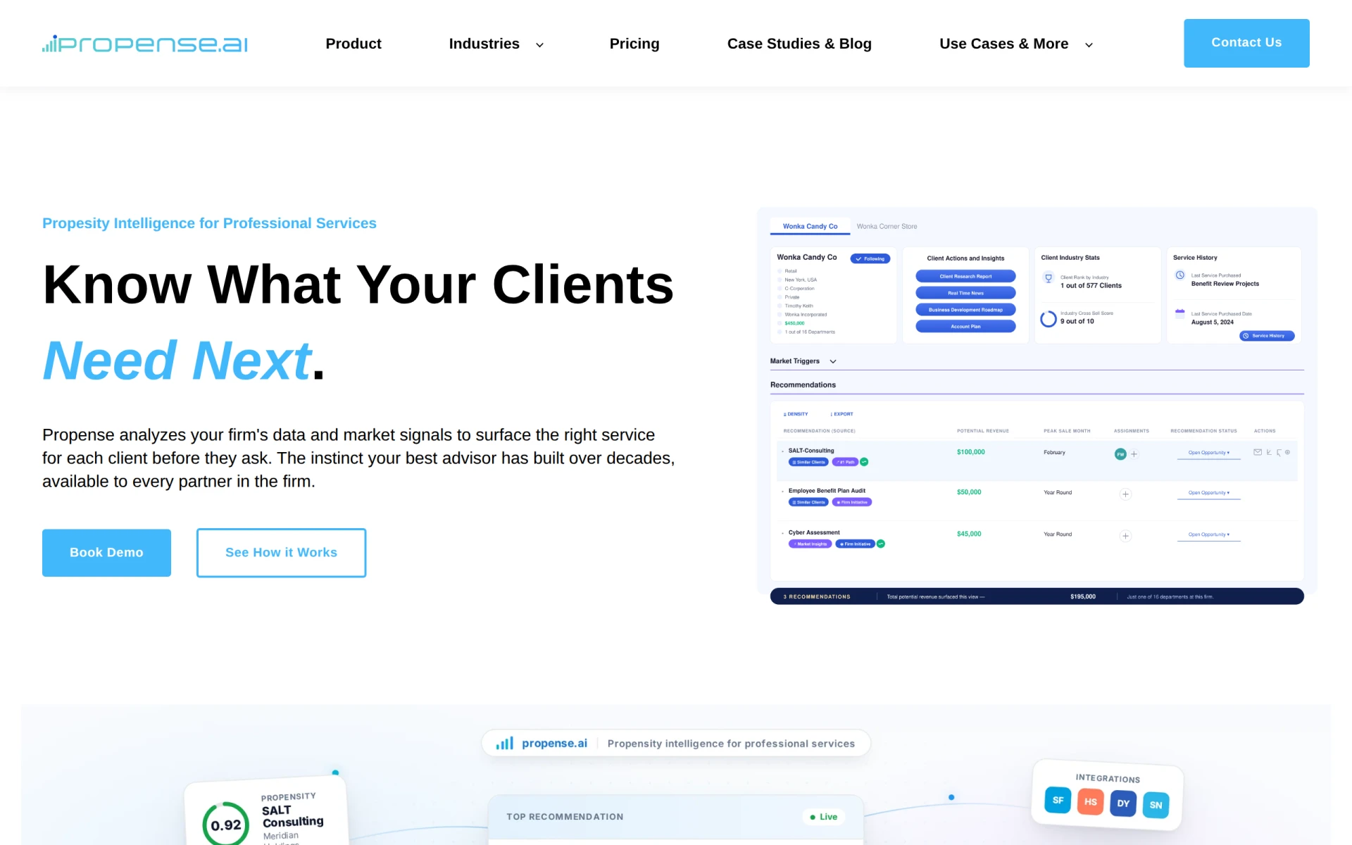 Propense.ai screenshot