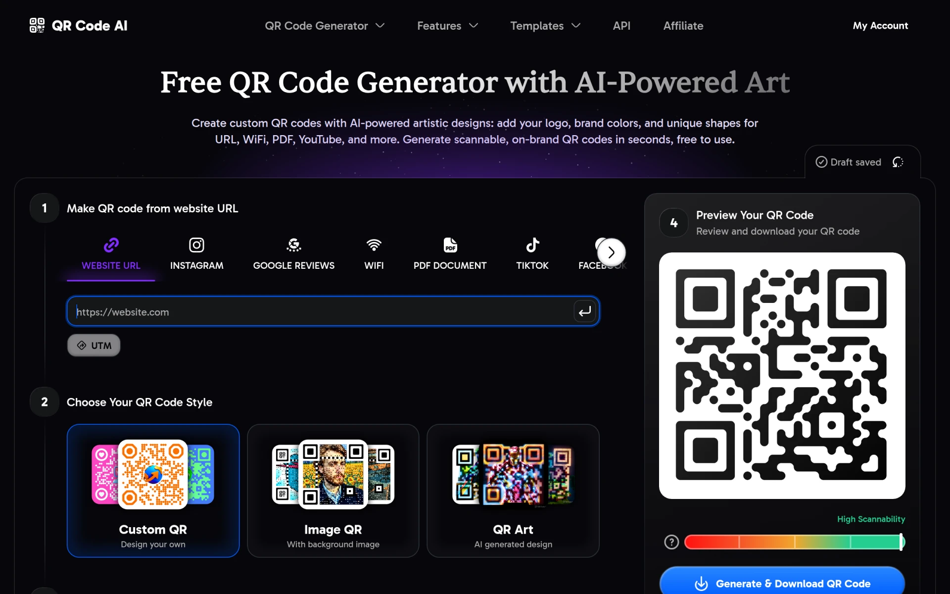 QR Code AI screenshot
