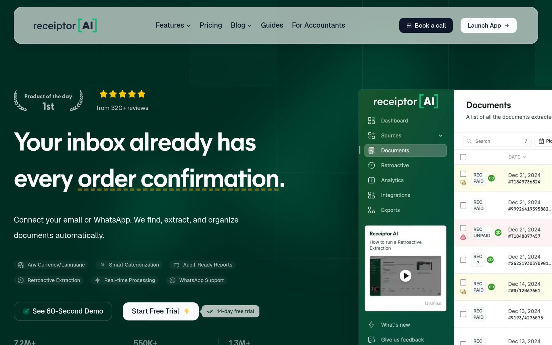 Receiptor.ai screenshot