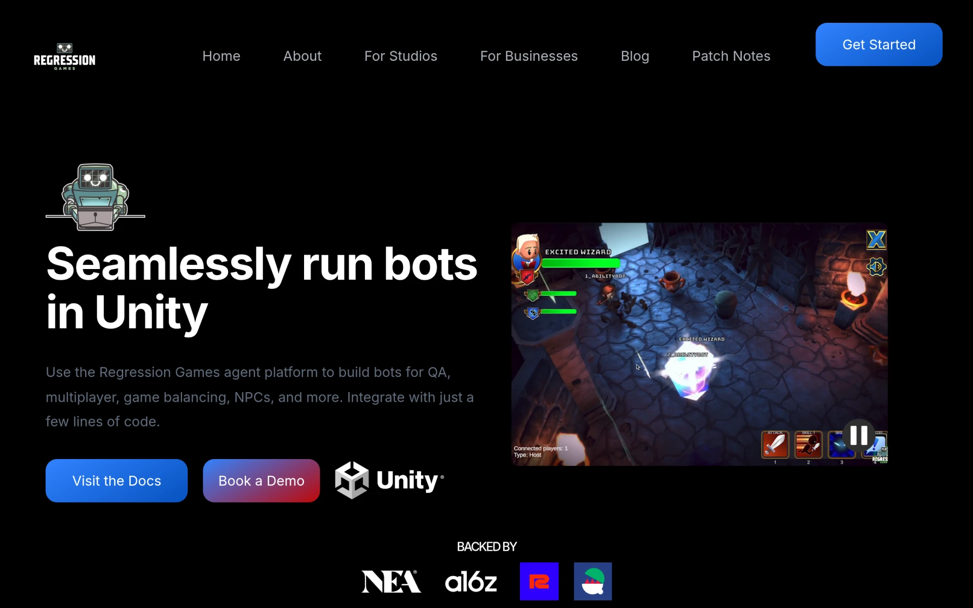 Regression screenshot