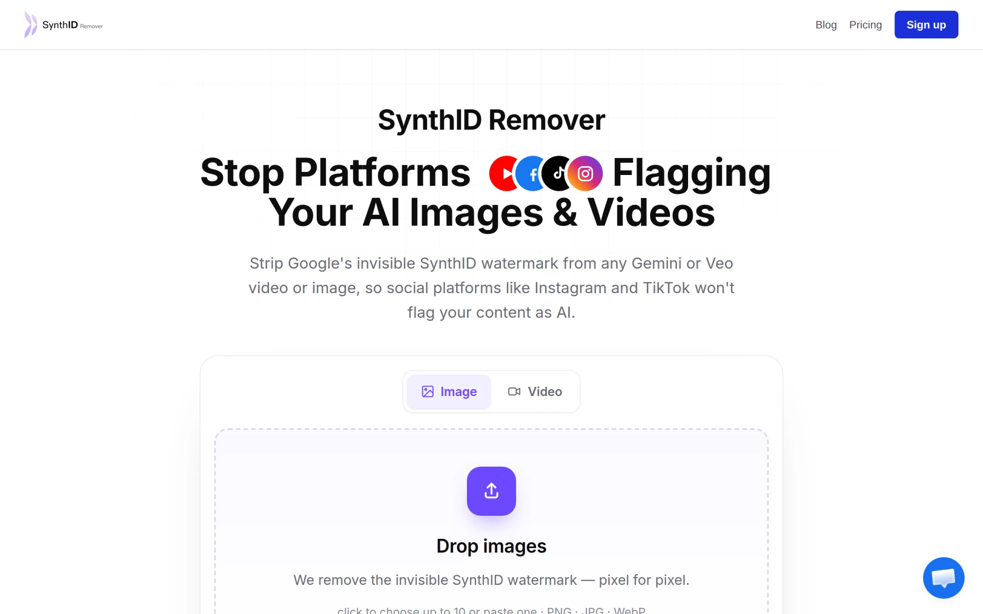 RemoveSynthID screenshot