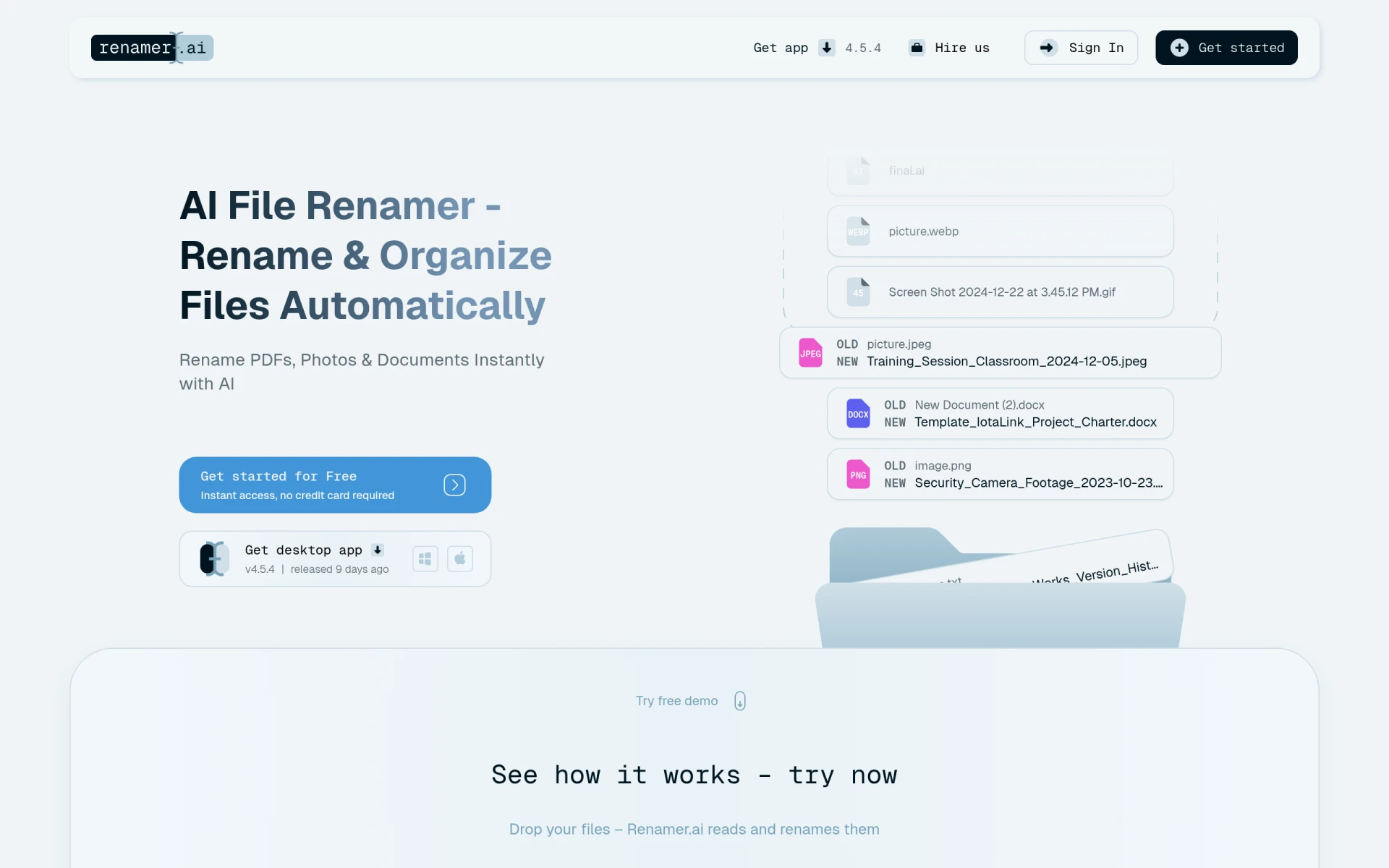 Renamer.ai screenshot