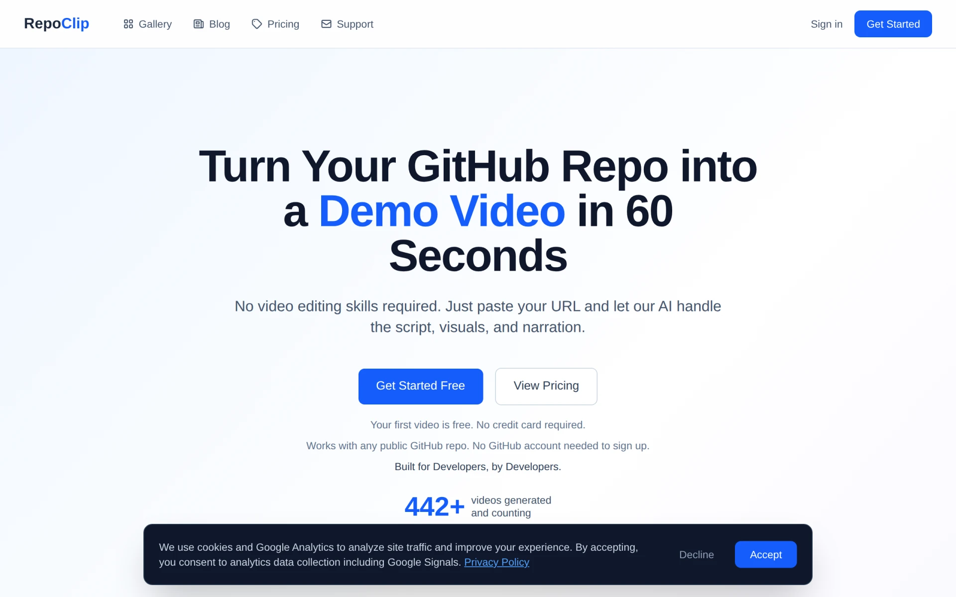 RepoClip screenshot