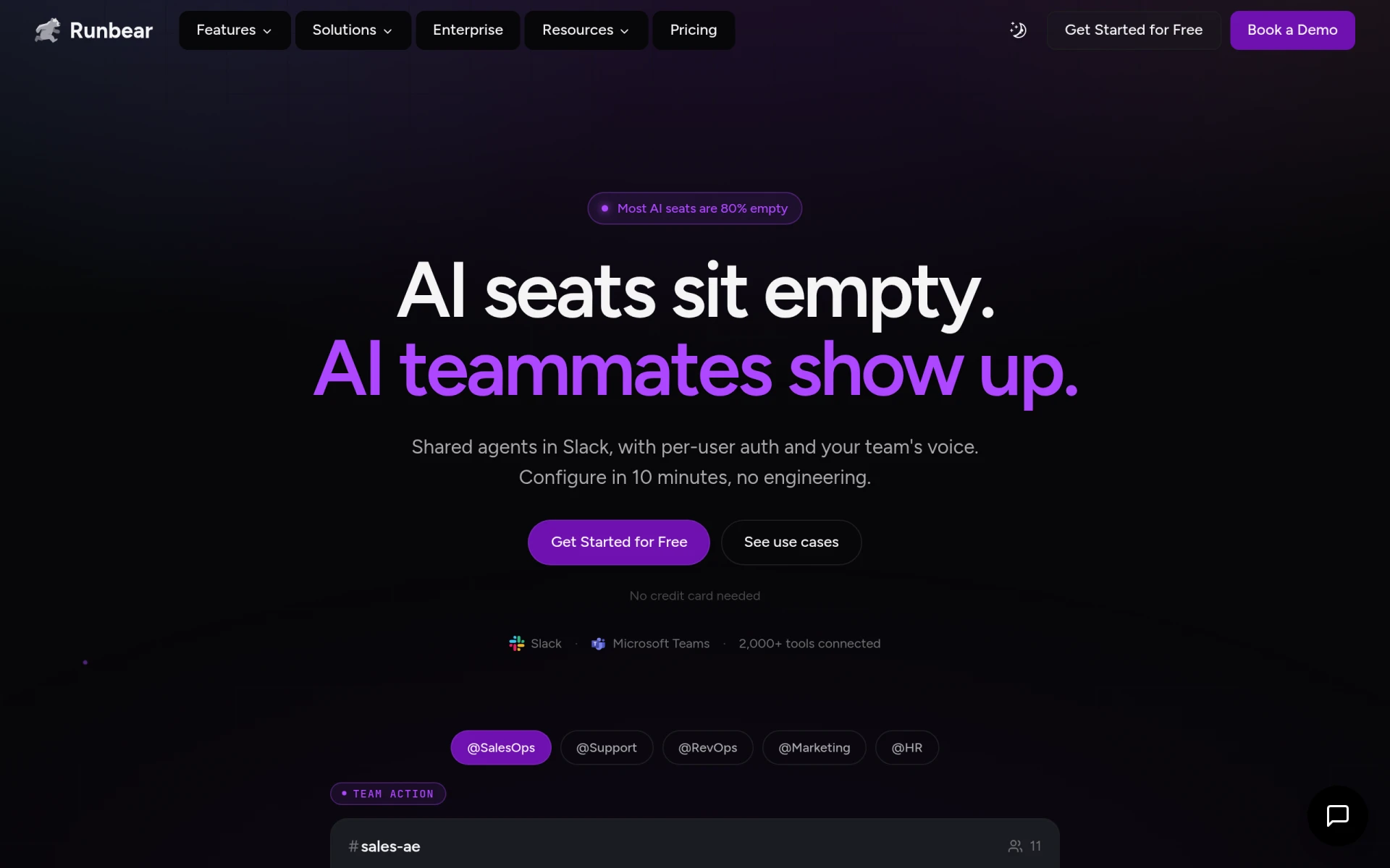 Runbear screenshot