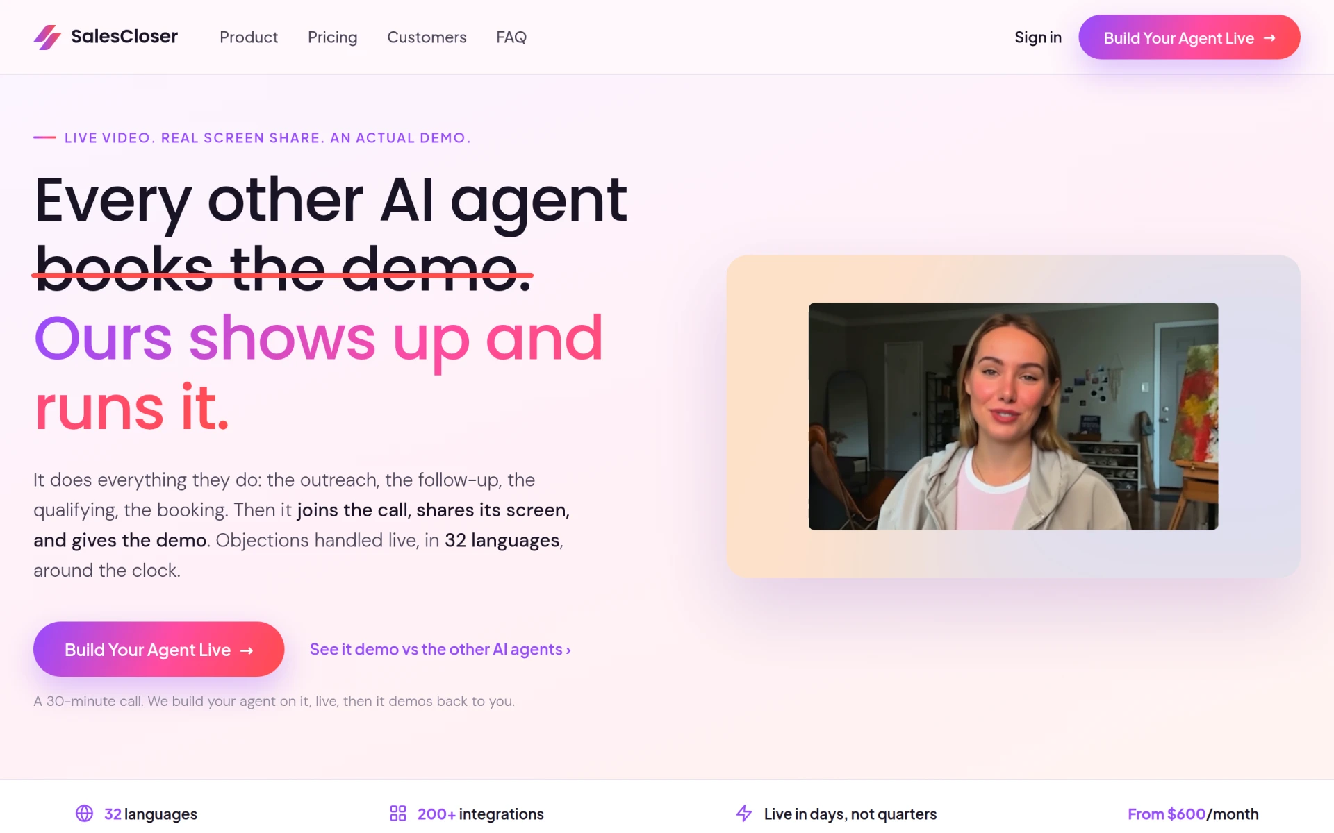 SalesCloser AI screenshot