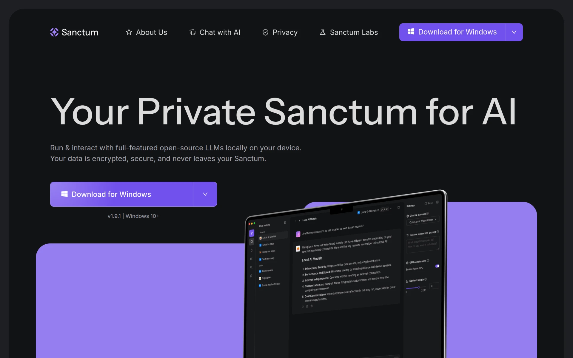 Sanctum AI feature image