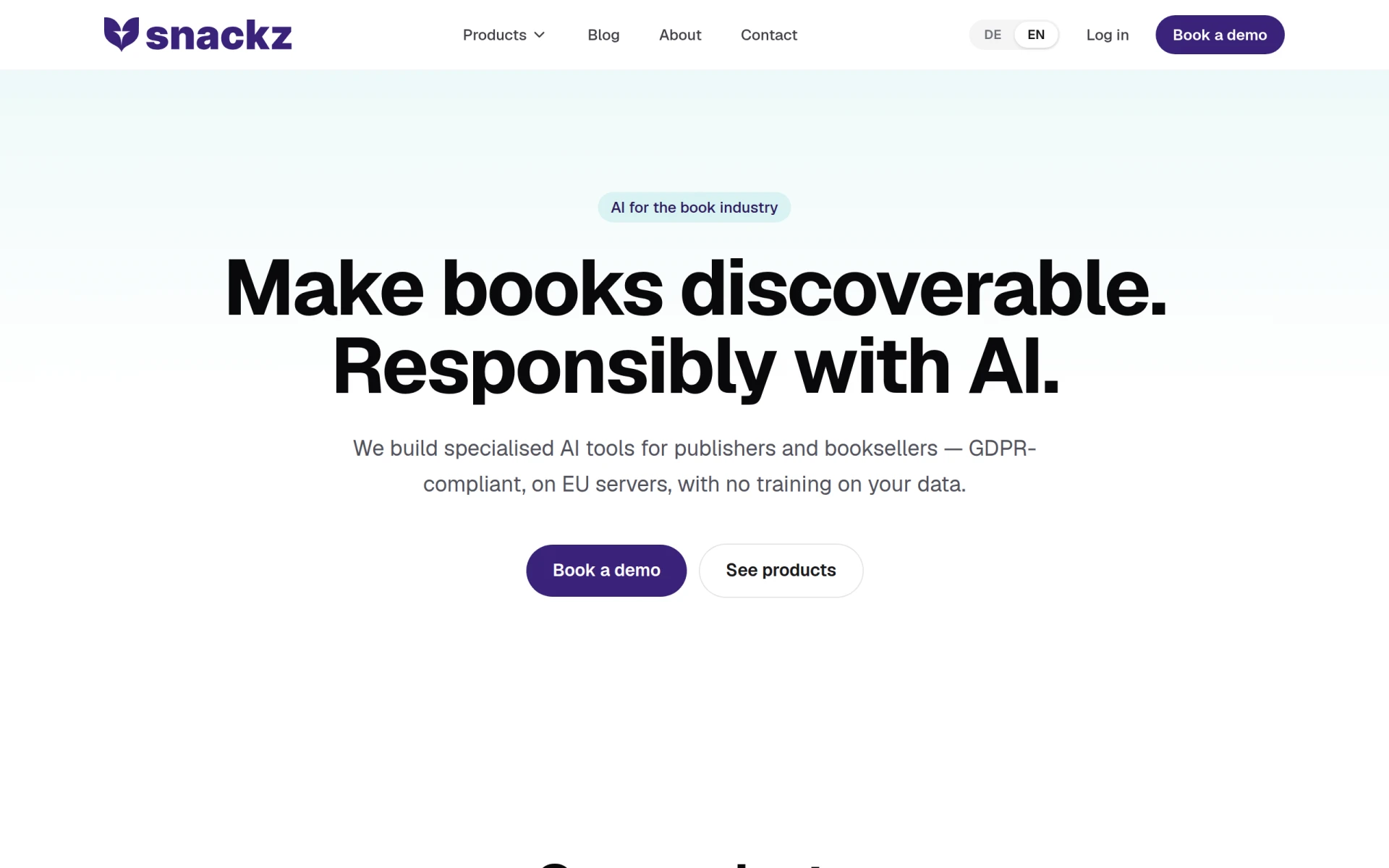 Snackz AI screenshot