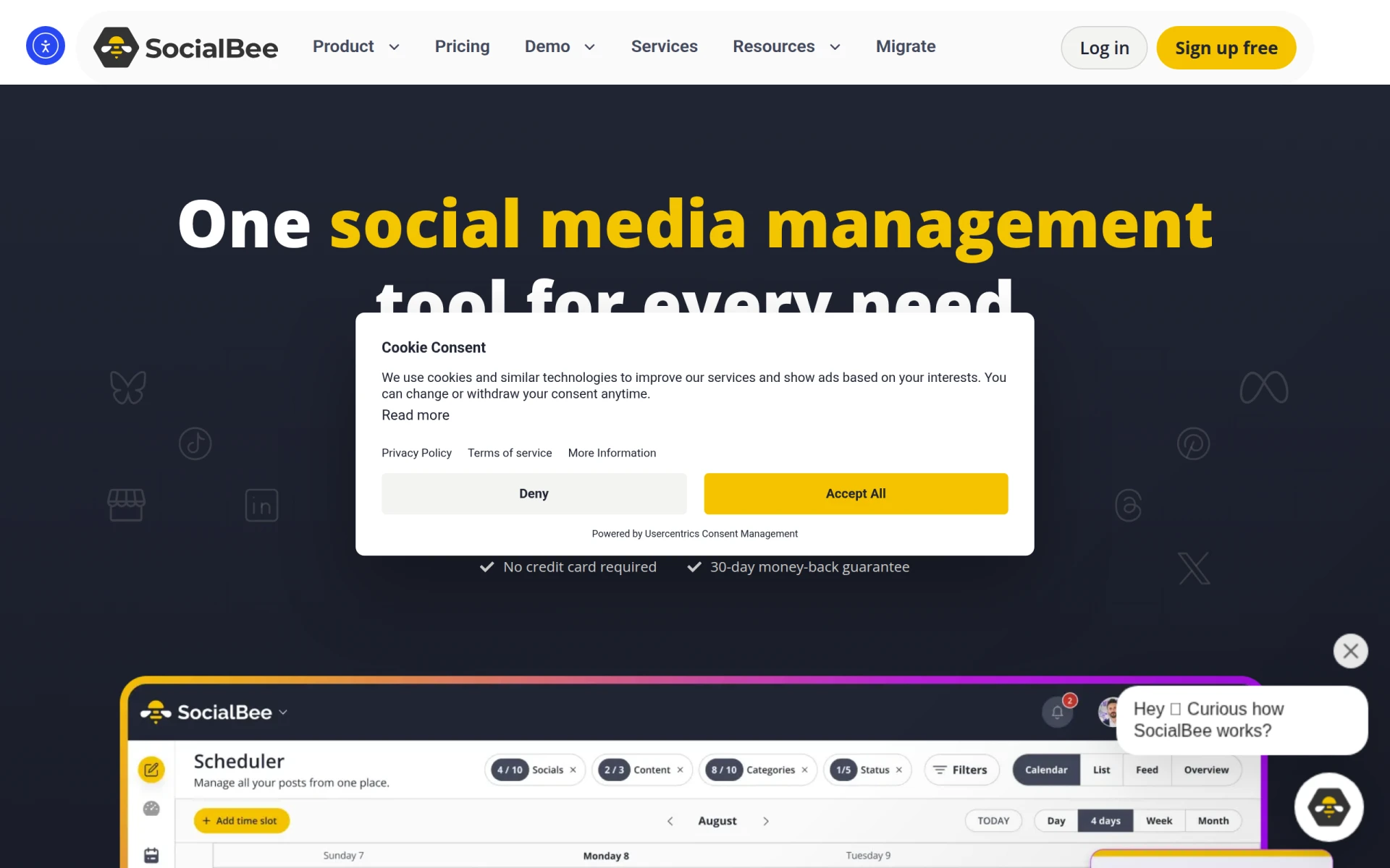 SocialBee feature image