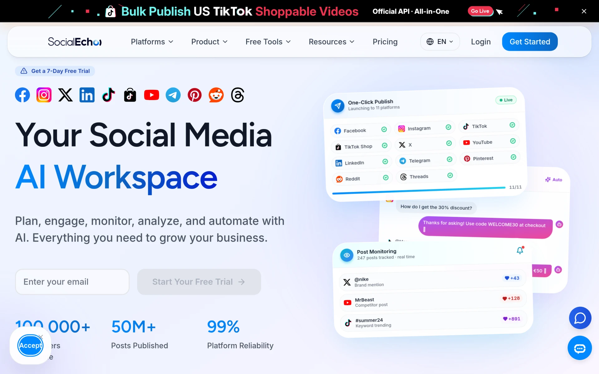 SocialEcho feature image