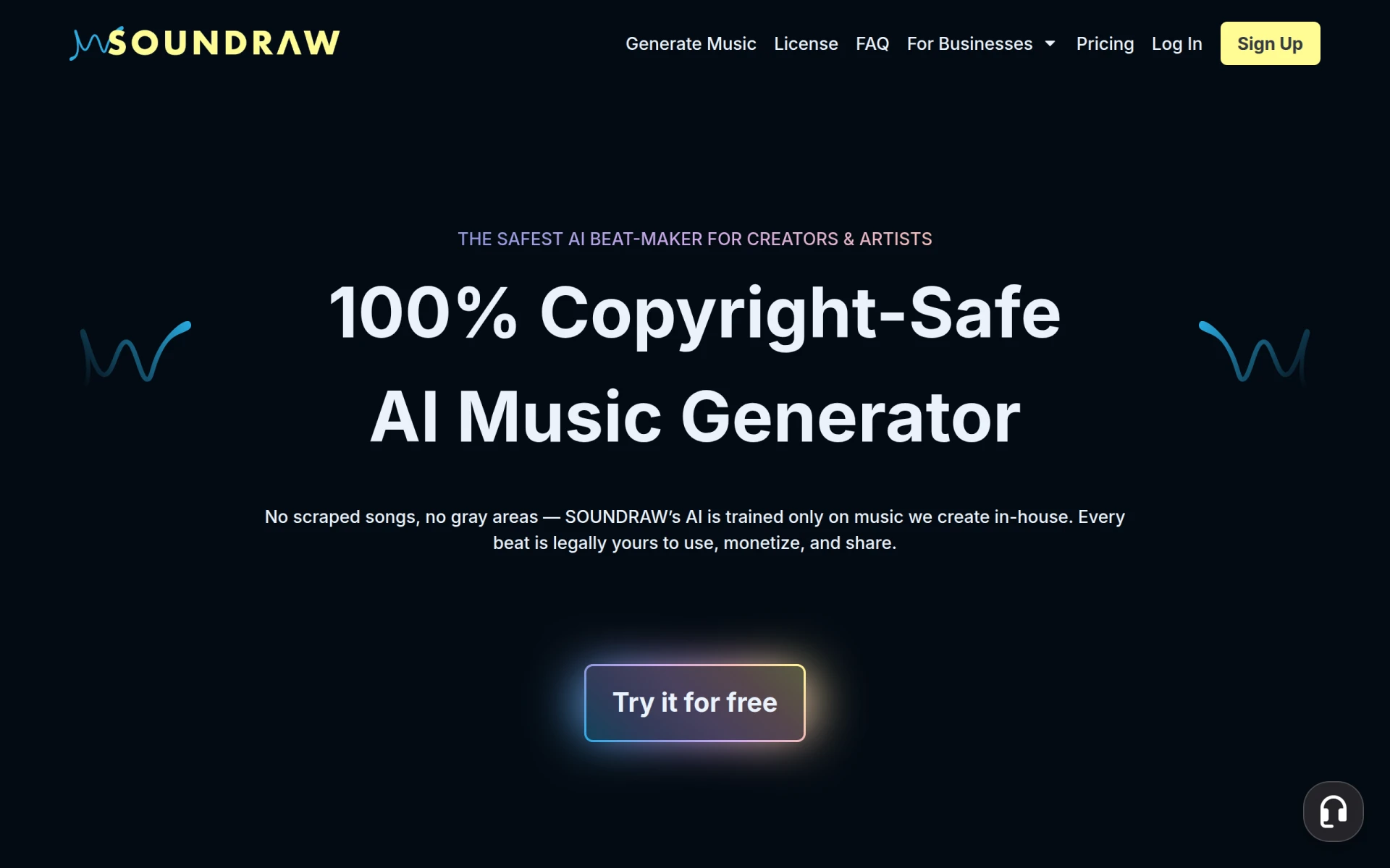 Soundraw screenshot