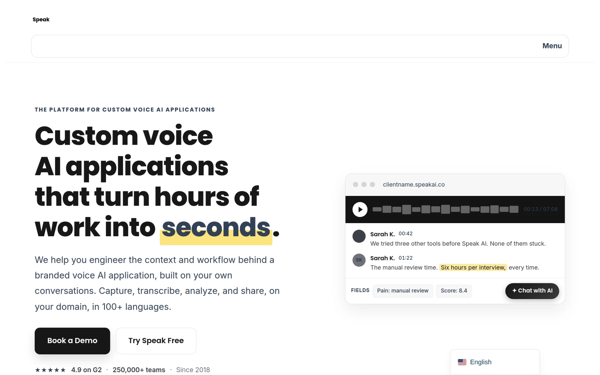 Speak AI feature image