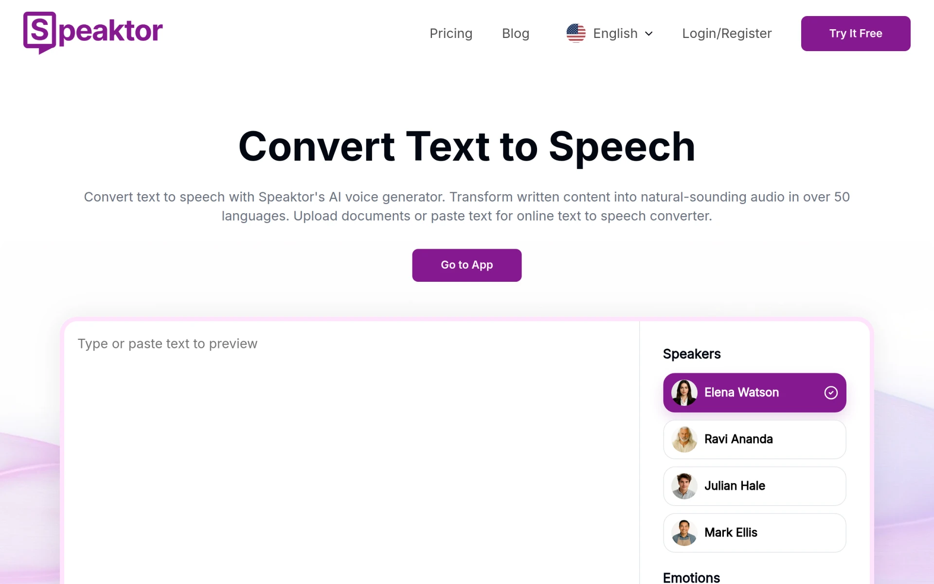 Speaktor feature image
