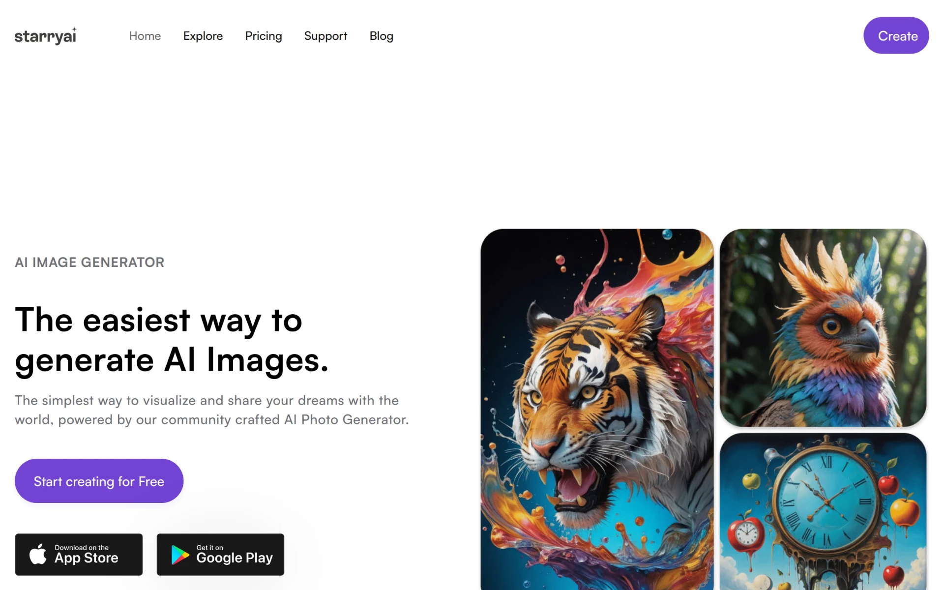 StarryAI feature image