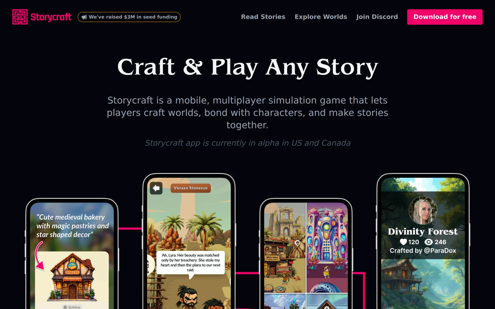 Storycraft screenshot