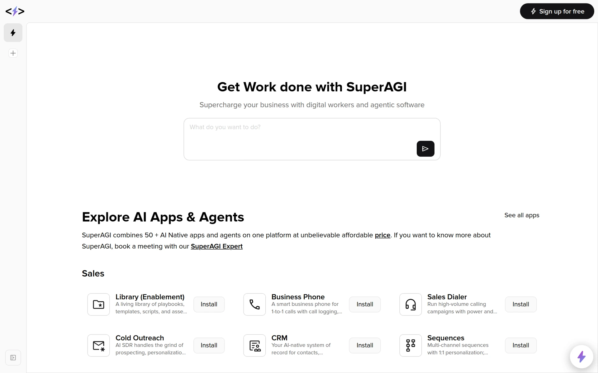 SuperAGI feature image