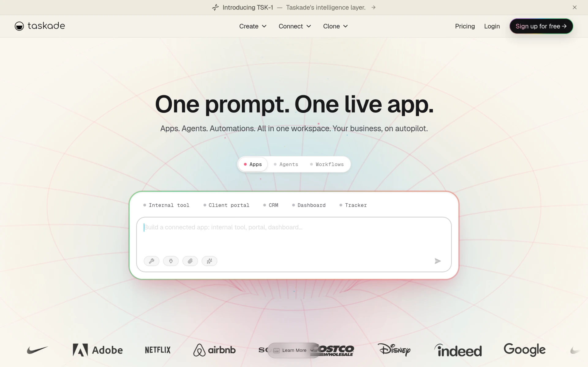 Taskade screenshot