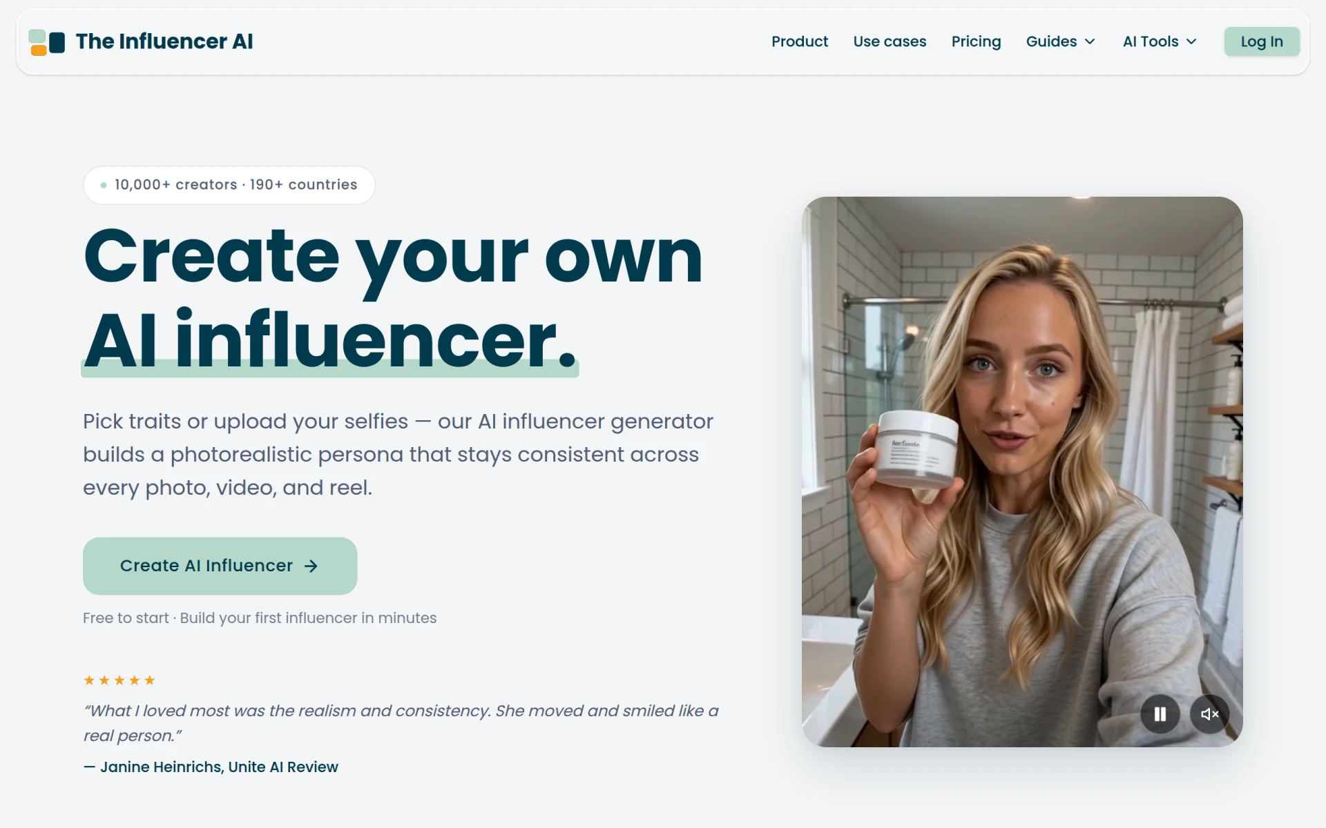 The Influencer AI screenshot
