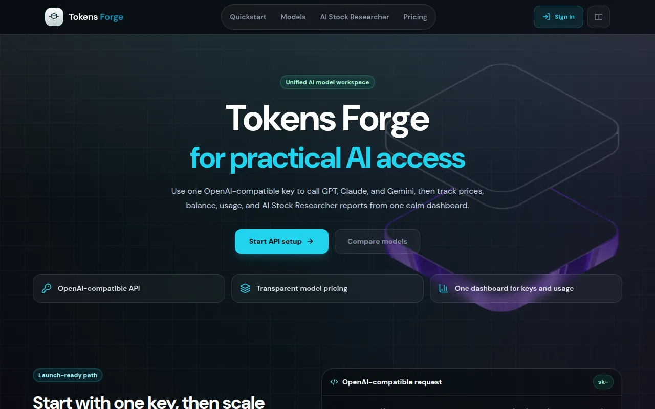 Tokens Forge screenshot