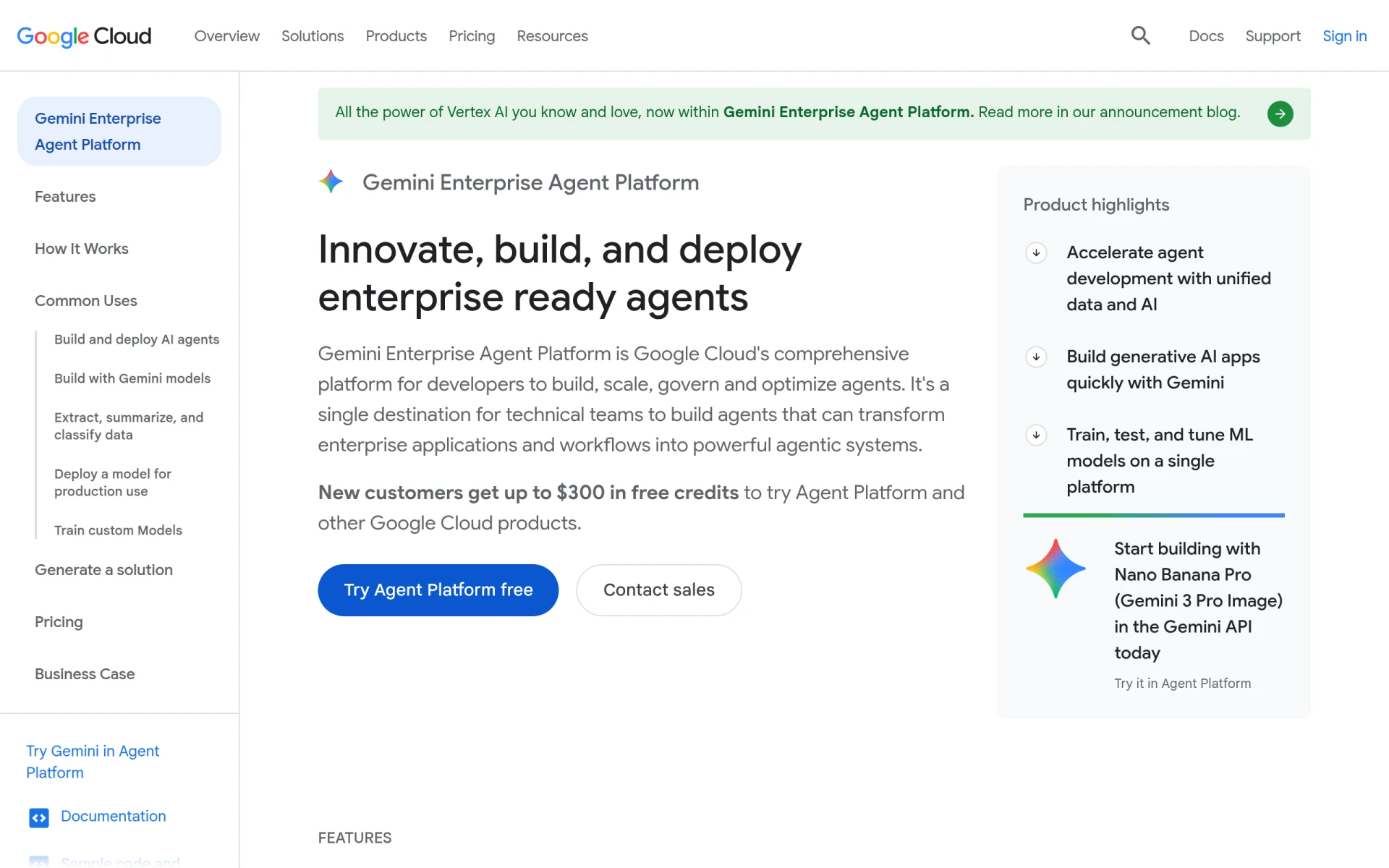 Vertex AI screenshot