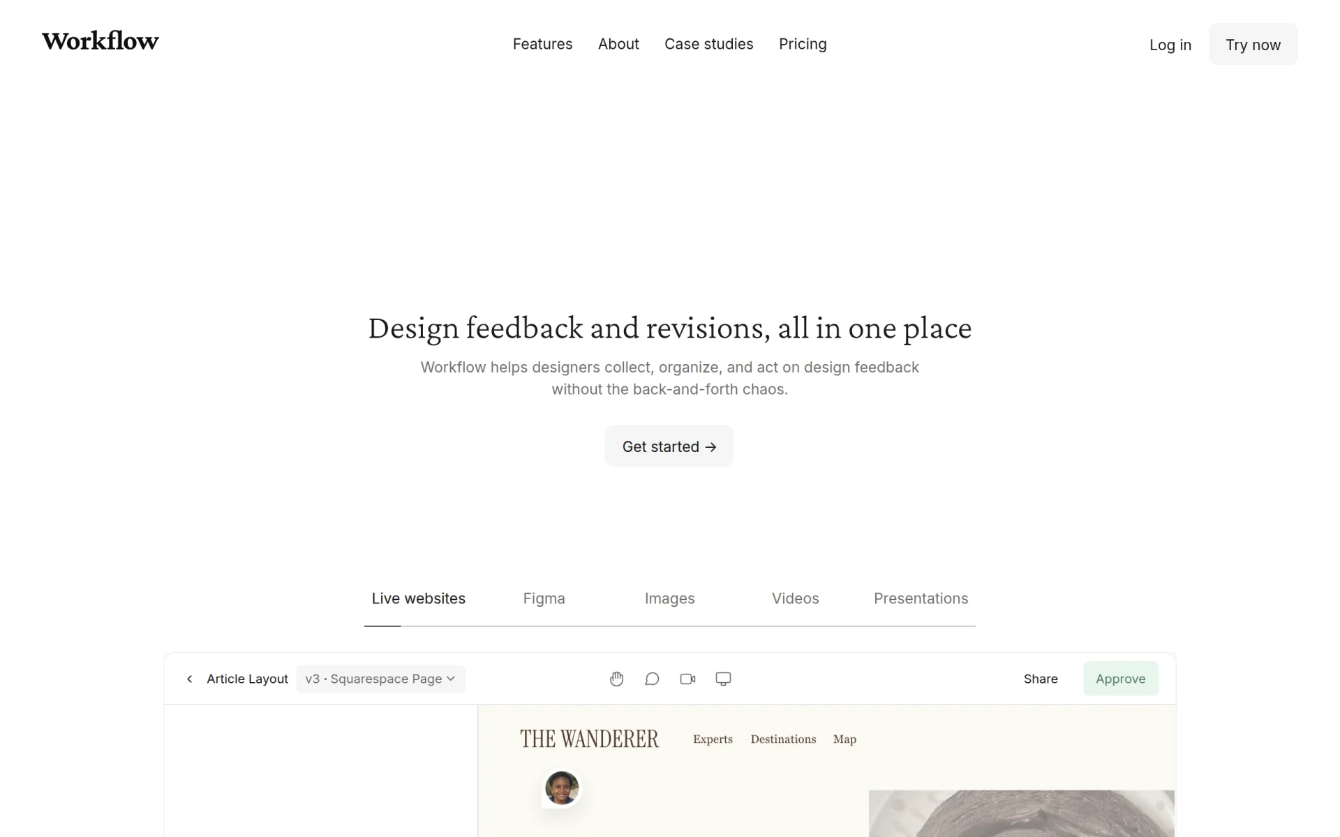 Workflow screenshot
