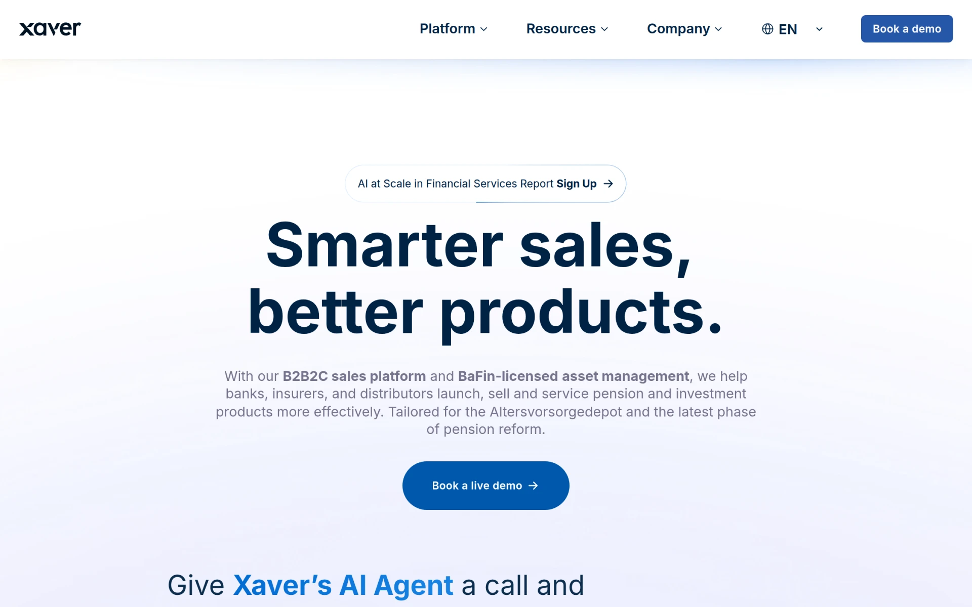Xaver screenshot