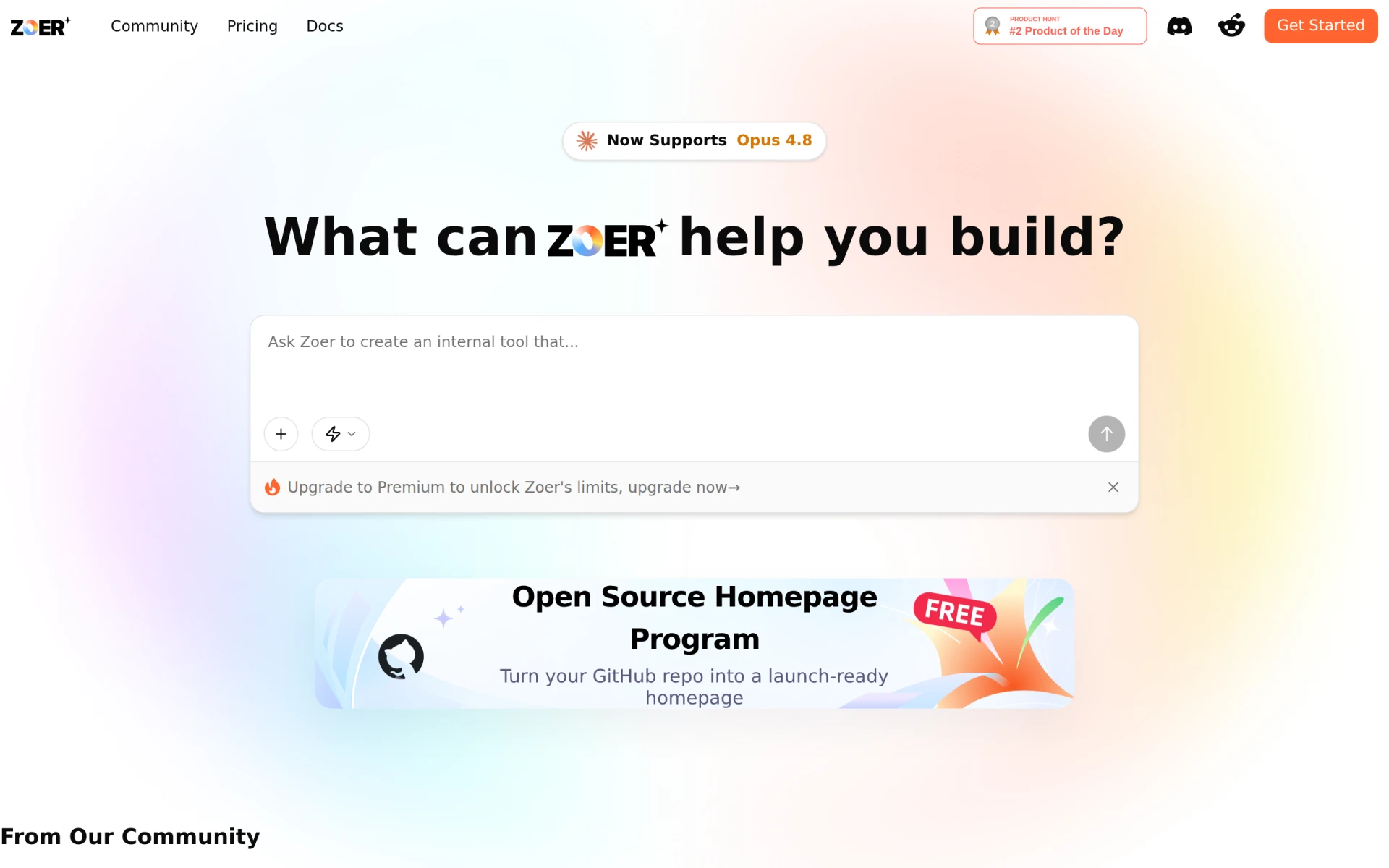Zoer screenshot